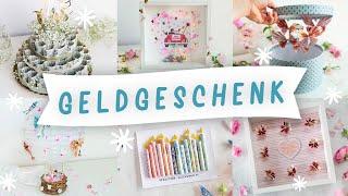 Kreative DIY Geldgeschenke originell verpacken für Hochzeiten Geburtstage & Jubiläum  TRYTRYTRY