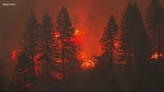 10 wildfires actively burning in Oregon