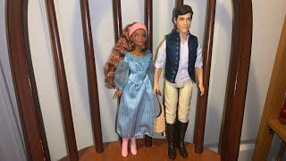 Live action Little Mermaid Target exclusive Ariel and Prince Eric doll set unboxing and review