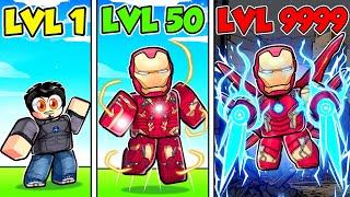 Max Upgrading IRON MAN in Roblox