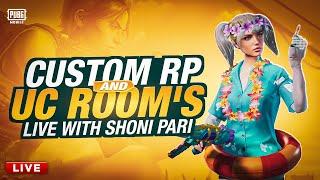 ONLY CHICKEN 325UC GIVEAWAY  PUBG MOBILE ADVANCE CUSTOM ROOMS UC GIVEAWAY  SHONI PARI GAMING