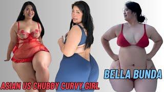 Bella Bunda American Asian Chubby Girl PlusSize Fashion Model Curvy Instagram Influencer Biography