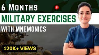 Military Exercises of India 2022  Latest Military Exercises  Defence News  With Mnemonics