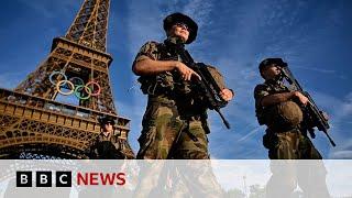 Paris Olympics 75000 troops on the streets as Games near  BBC News