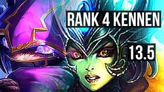 KENNEN & Twitch vs NAMI & Xayah SUP  Rank 4 Kennen 1110  TR Grandmaster  13.5