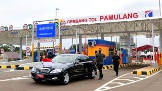 Presiden Jokowi Resmikan Dua Tol Sekaligus di Tangerang Selatan 1 April 2021