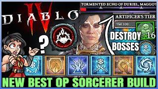 Diablo 4 - New Best BILLION DPS Sorcerer Build Found - New Frozen Orb Secret = OP - Easy Pit Guide