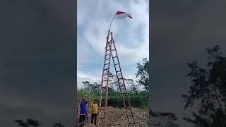 NKRI HARGA MATI upacara bendera 17  agustus di tengah ladang tebu