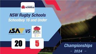 ISA Black vs CCC - U16 NSW Rugby Schools Schoolboys - Game 3