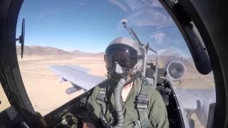 A-10C Thunderbolt II performs an austere landing at Delmar Lake Bed