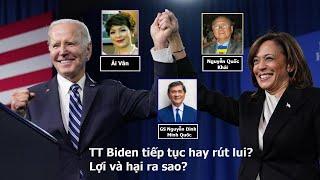 Quá nhiều áp lực từ cử tri và đảng Dân Chủ sau cuộc tranh luận TT Biden có nên hay sẽ rút lui không?