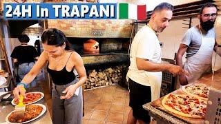 24 Hours Of Italian Food in TRAPANI Sicily  Seafood Paradise & Incredible Local Pizza