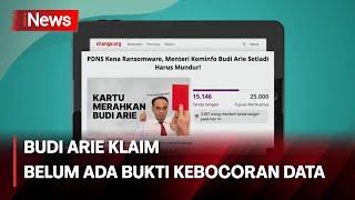 Menkominfo Budi Arie Klaim Belum ada Bukti Kebocoran Data - iNews Malam 3006