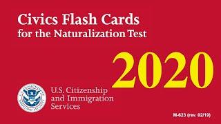 US Citizenship Naturalization Test 2020 OFFICIAL 100 TEST QUESTIONS & ANSWERS