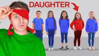 Dad Tries to Find His Daughter Blindfolded *emotional*