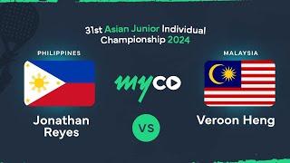 Jonathan Reyes vs Veroon Heng  Quarter Final  on myco