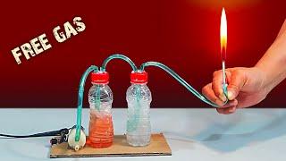 How to Make Free Gas at Home  Science Experiment  DIY Gas from the water