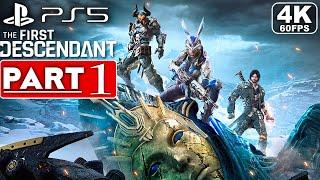 THE FIRST DESCENDANT Gameplay Walkthrough Part 1 FULL GAME 4K 60FPS PS5 - No Commentary