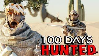 I Spent 100 DAYS Being Hunted In Ark Survival Evolved Scorched Earth