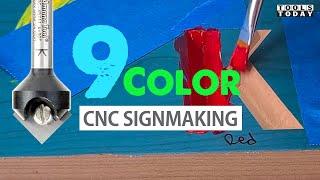 Making a 9 Color Sign  ToolsToday