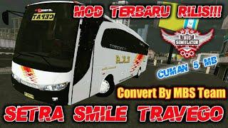 Rilis  Mod Terbaru Bus Setra Smile Travego by MBS team - Bus Simulator Indonesia