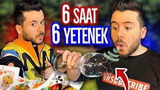 6 SAATTE 6 YETENEK ÖĞRENMEK  Sesle Bardak Kırmak 9 Metreden Kart Fırlatmak