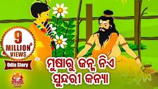 Musaru Janma Nie Sundari Kaniya ମୂଷାରୁ ଜନ୍ମ ନିଏ ସୁନ୍ଦରୀ କନ୍ୟା Odia Moral Story  Huke Hu TV