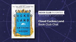 October Book Club Favorites Discussion CLOUD CUCKOO LAND with Anthony Doerr