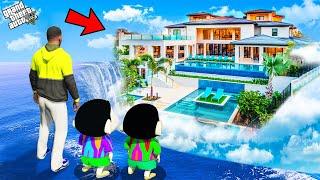 GTA 5  Shinchan Buy Luxury Water House To Surprise Franklin And Pinchan in GTA 5  GTA 5 mods