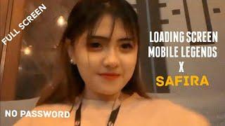 VIRAL TIKTOK LOADING SCREEN MOBILE LEGENDS X SAFIRA  AUTO SAVAGE  INTRO ML FULL SCREEN