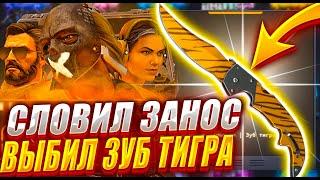 ПОЙМАЛ ТОПОВЫЙ ЗАНОС НА ТОП СКИН  СКОРА 100 УРОВЕНЬ ПРОПУСКА  TOPSKINS