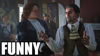 RED DEAD REDEMPTION 2 - Funny Art Gallery Scene  The Artists Way