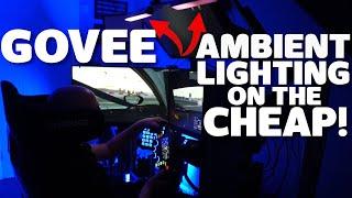 Sim Racing AMBIENT LIGHTING with Govee at a FRACTION OF THE COST of Philips Hue