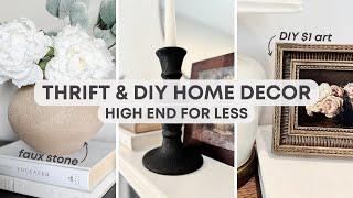 DIY Thrift Store Finds  Aesthetic Home Decor Thrift Flips  High End for Less