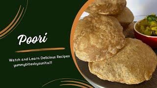 How To Make Poori At Home  How to make puri atta  Puri Recipe  Indian Breakfast Recipes  Poori 