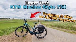 Test KTM Macina Style 730 - Trekking E-Bike  Erste Tour und Bericht