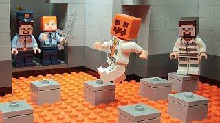 Lego Minecraft - NOOB vs PRO - Prison Escape