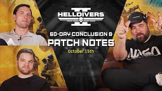 Helldivers 2 60 Day Plan Conclusion And Patch Notes