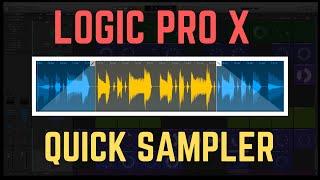 Logic Pro X 10.5 Update deutsch   Der neue Quick Sampler hat es in sich