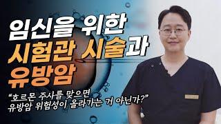 시험관 아기 준비중인데 유방암 발생을 올리나요