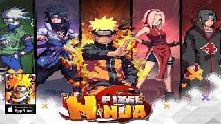 Ninja Pixel Strike Gameplay - Naruto RPG iOS