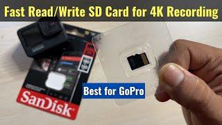 Best Micro SD Card for GoPro Hero 9 4K UHD Video Recording  Sandisk SD Card with Lifetime Warranty