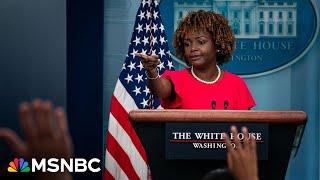 LIVE White House holds press briefing