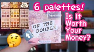 COLOURPOP ON THE DOUBLE PALETTE DUO VAULT SWATCHES AND TRY ON