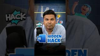 2 hidden hacks MS word #windows #microsoftoffice #exceltech