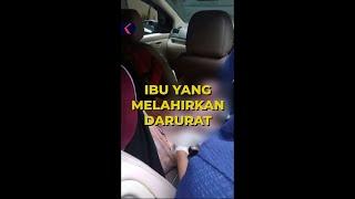 Viral Ibu Hamil Melahirkan di Mobil Taksi Online #shorts