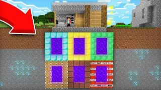 Я НАШЁЛ СТРАННЫЕ ПОРТАЛЫ ПОД СВОИМ ДОМОМ В МАЙНКРАФТ  Компот Minecraft