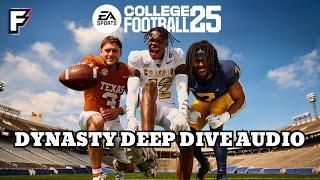 CFB25 DYNASTY DEEP DIVE AUDIO READING