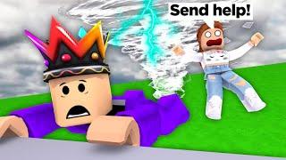 Roblox Natural Disaster Survival BUT... I Saved My Self funny moments