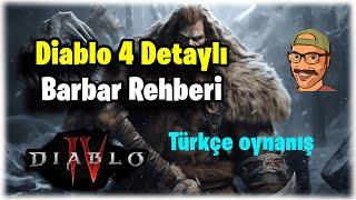 Diablo 4 Detaylı Barbar Rehberi  Türkçe Oynanış Burgaçwhirlwind rehberi